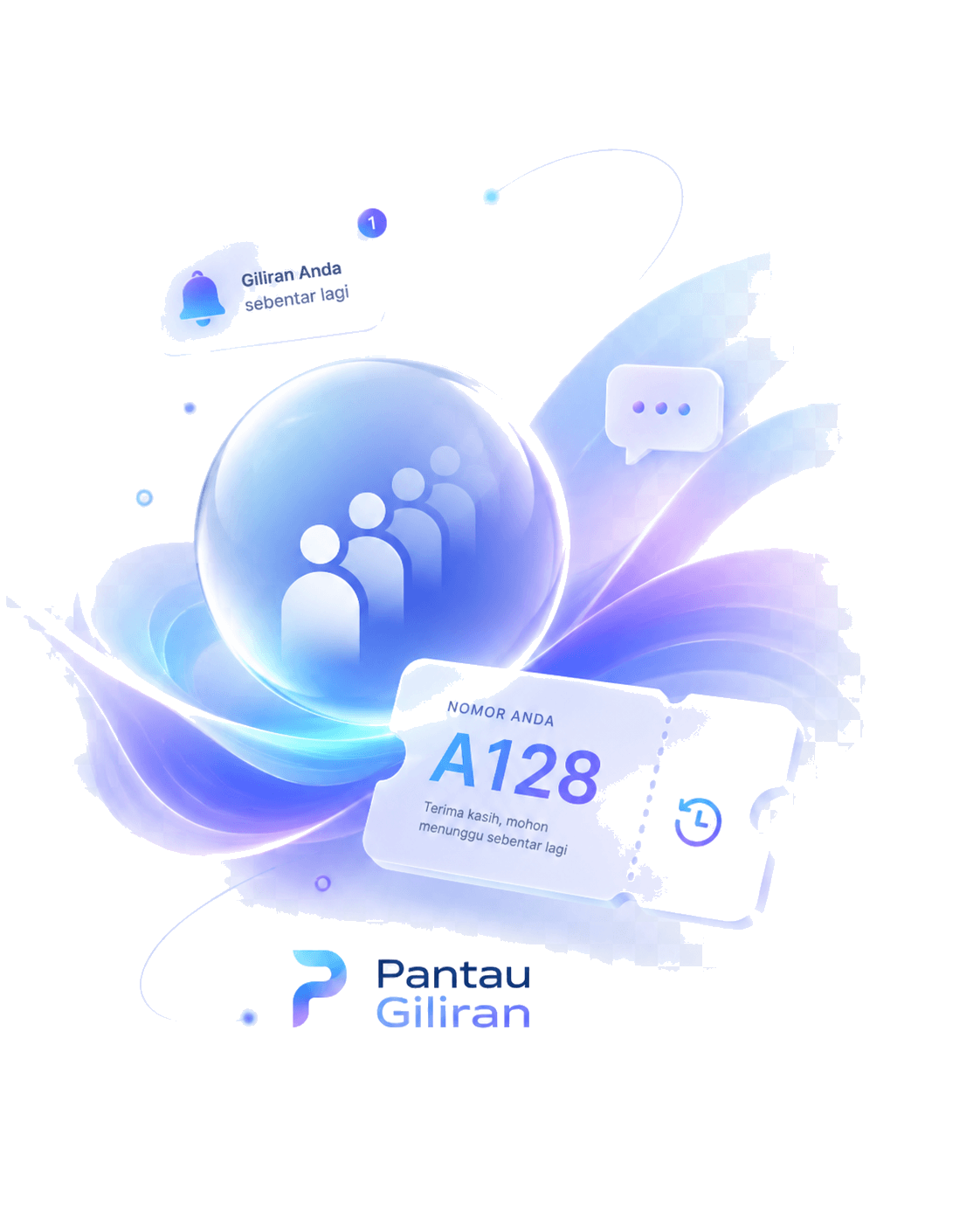 Visual login Pantau Giliran